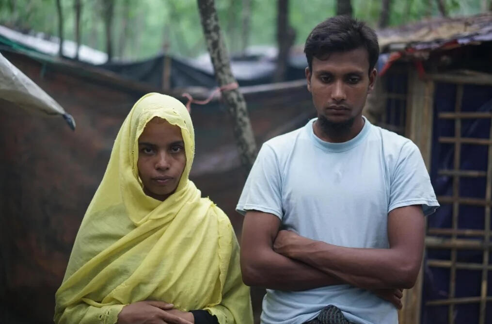 Hasina and Shahidul. Their one year old baby was burned alive by soldiers.